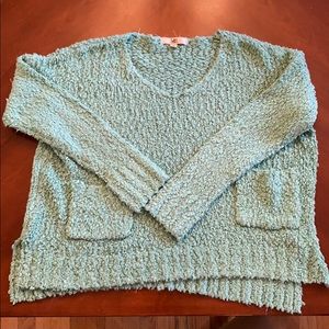 Teal sweater